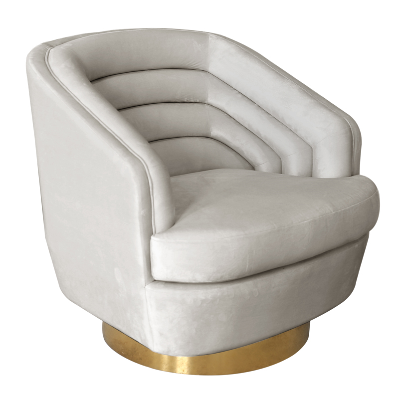 Кресло Henrietta Armchair кремовый велюр Кремовый Золотой Кресло Henrietta Armchair кремовый велюр Кремовый Золотой в Орле | Loft Concept