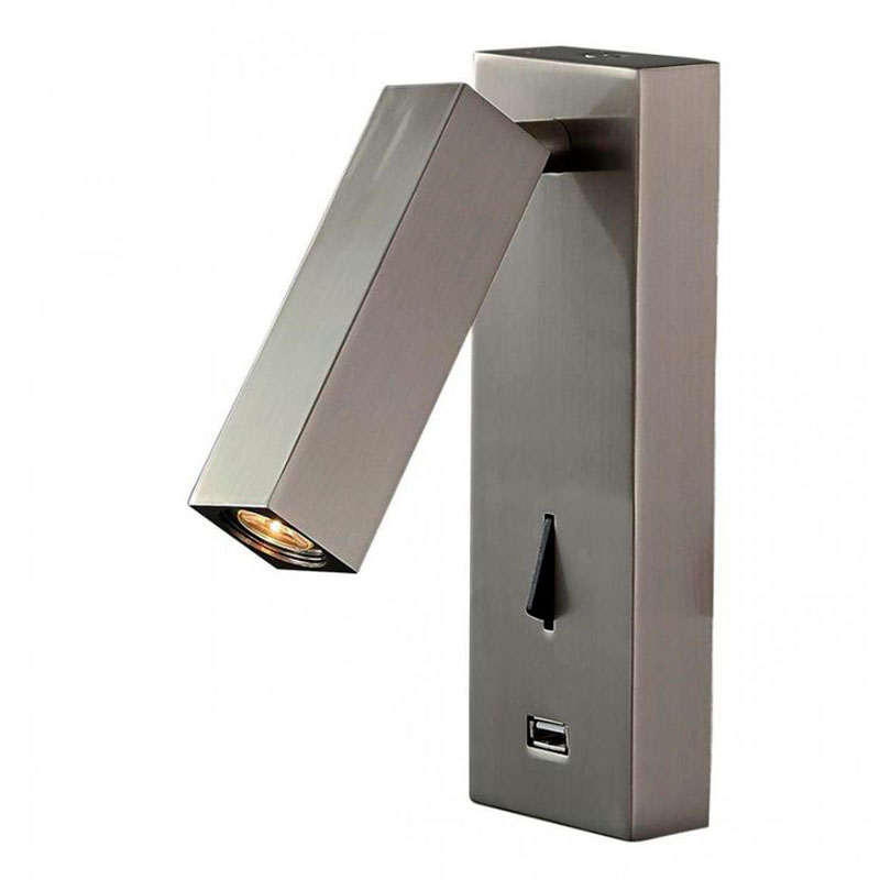 Бра Chelsom WALL LED DOCK Silver USB Хром Бра Chelsom WALL LED DOCK Silver USB Хром в Орле | Loft Concept