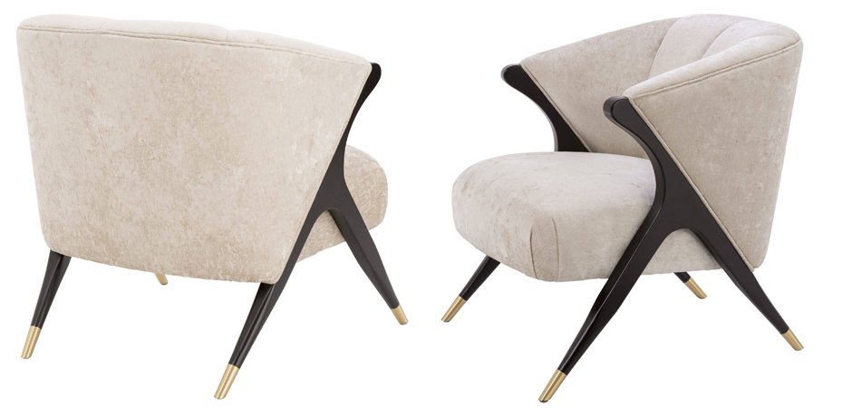 Кресло Eichholtz Chair Pavone White Кресло Eichholtz Chair Pavone White - Loft-Concept в Орле