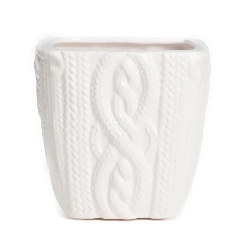 Ваза Knitted Pattern Белый Ваза Knitted Pattern Белый в Орле | Loft Concept