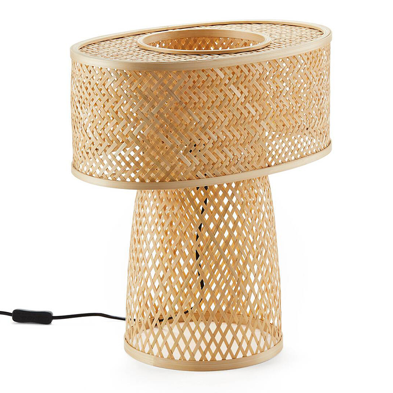 Настольная лампа Maren Wicker Table lamp Бежевый Настольная лампа Maren Wicker Table lamp Бежевый в Орле | Loft Concept