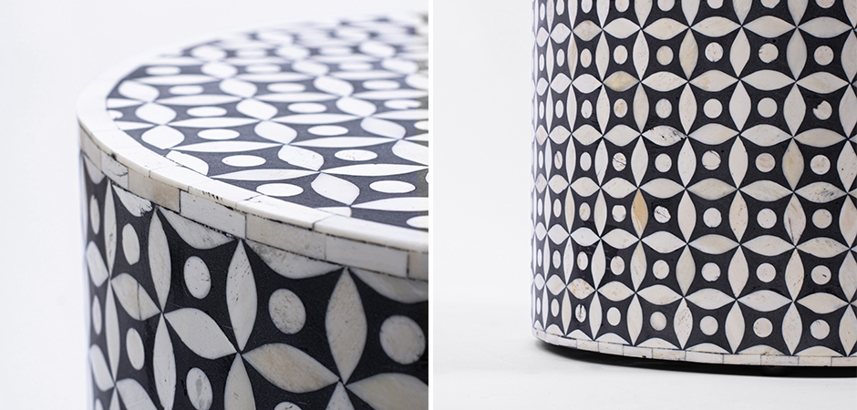 Табурет Inlaid Bone Geometry Табурет Inlaid Bone Geometry - Loft-Concept в Орле