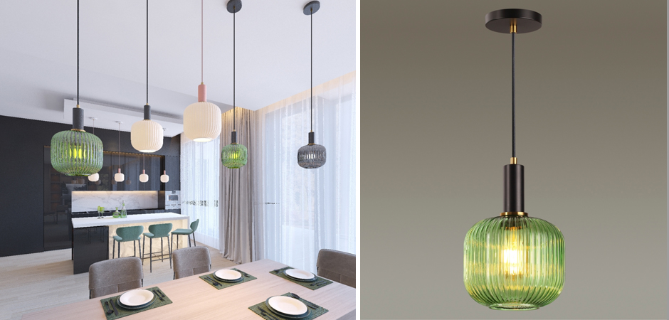 Подвесной светильник Ferm Living chinese lantern Green Подвесной светильник Ferm Living chinese lantern Green - Loft-Concept в Орле