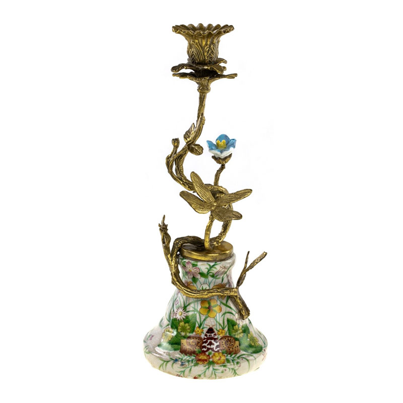 Подсвечник Curly Flower Bronze Мульти Бронза Подсвечник Curly Flower Bronze Мульти Бронза в Орле | Loft Concept