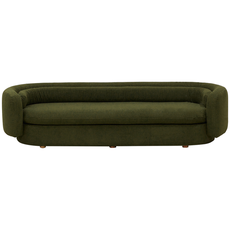 Диван Everard Green Sofa Зеленый Коричневый Диван Everard Green Sofa Зеленый Коричневый в Орле | Loft Concept