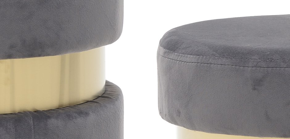 Пуф Golden Belt Gray Пуф Golden Belt Gray - Loft-Concept в Орле