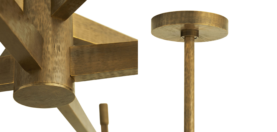 Люстра Arteriors GRIFF CHANDELIER Люстра Arteriors GRIFF CHANDELIER - Loft-Concept в Орле