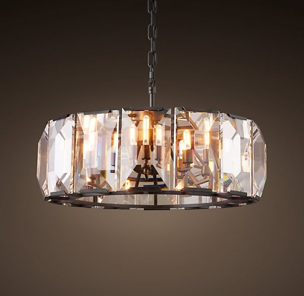 Люстра RH Harlow Crystal Round Chandelier 6 Черный Люстра RH Harlow Crystal Round Chandelier 6 Черный в Орле | Loft Concept