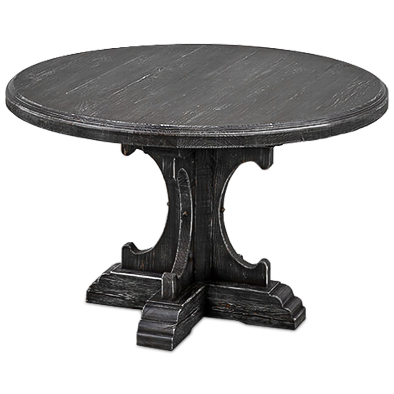 Обеденный стол Aegeon Dinner Table Винтажный черный в Орле | Loft Concept 