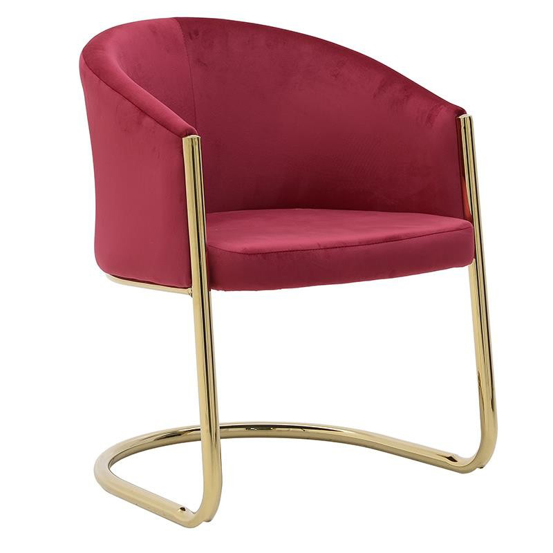 Стул Imelda Chair Crimson Малиновый (Crimson) Глянцевое золото Стул Imelda Chair Crimson Малиновый (Crimson) Глянцевое золото в Орле | Loft Concept