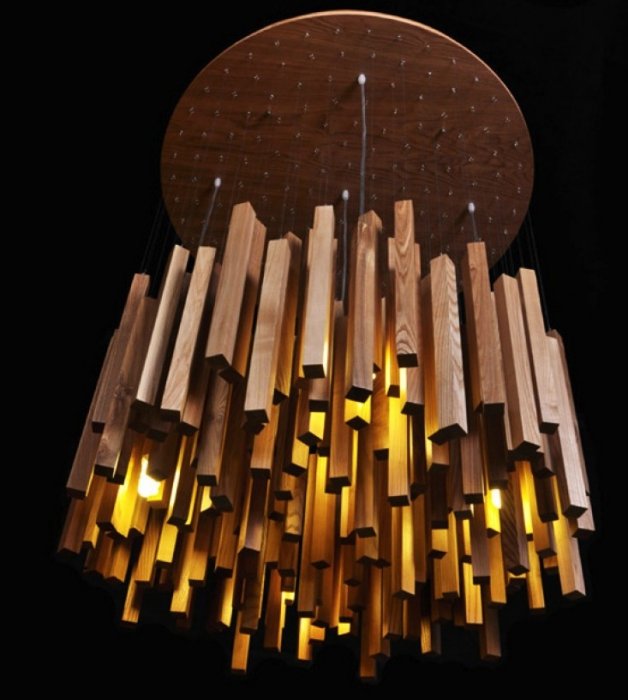 Люстра Wooden September Rain Люстра Wooden September Rain в Орле | Loft Concept