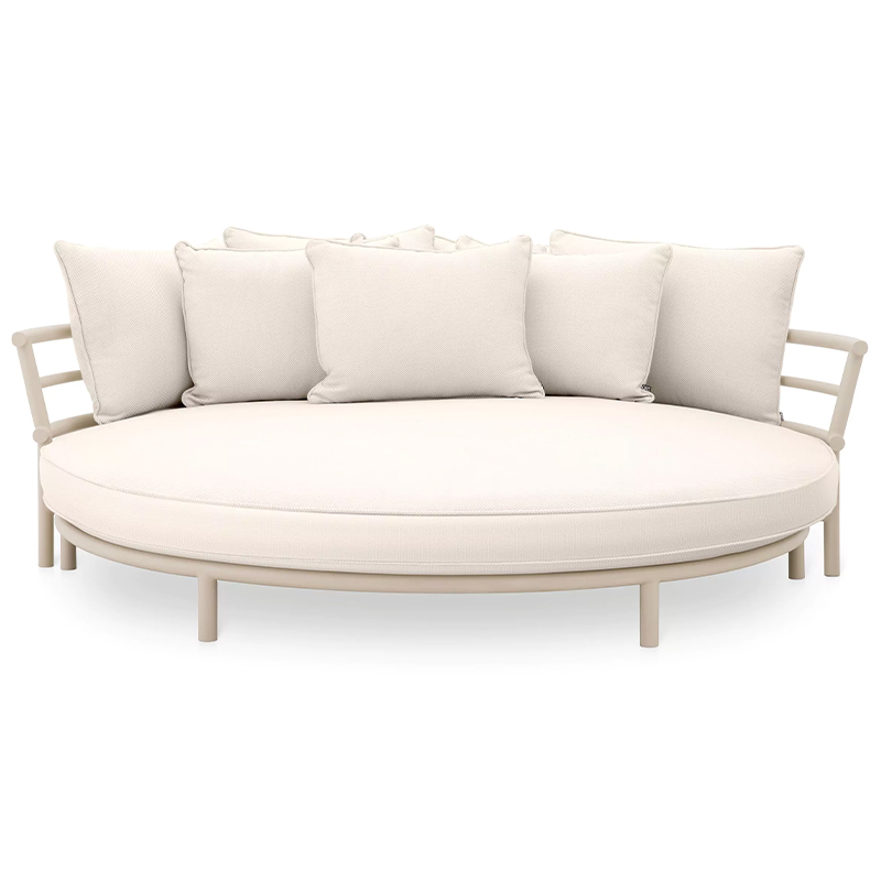 Диван Eichholtz Sofa Laguno Round Бежевый Молочный Диван Eichholtz Sofa Laguno Round Бежевый Молочный в Орле | Loft Concept