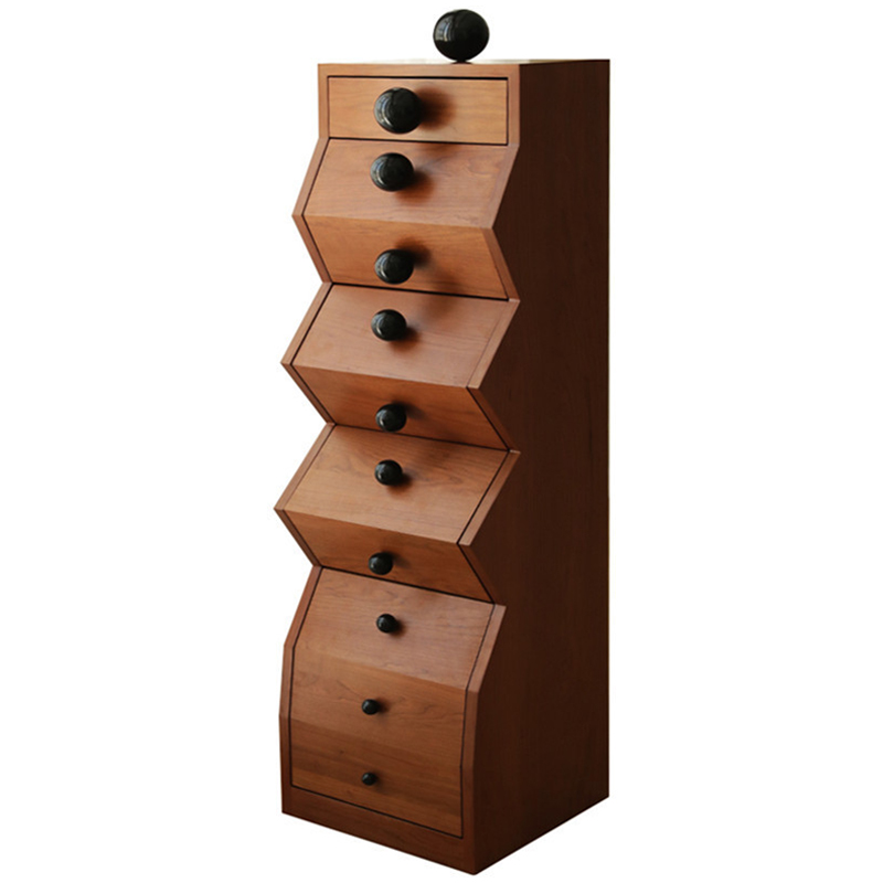 Комод Garton Wooden Forms Chest Of Drawers Коричневый Черный Комод Garton Wooden Forms Chest Of Drawers Коричневый Черный в Орле | Loft Concept