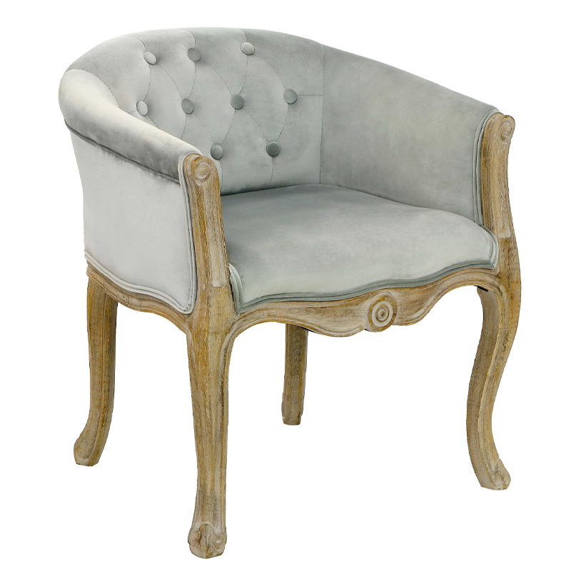 Кресло French Provence Armchair Roderic light blue Голубой в Орле | Loft Concept 