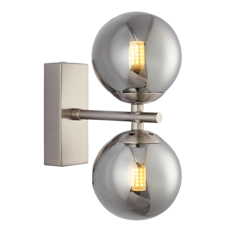 Бра Berries Sconce smok Никель Стекло Смок Бра Berries Sconce smok Никель Стекло Смок в Орле | Loft Concept