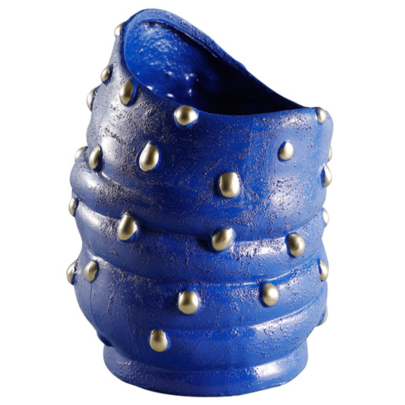Ваза Molecule Collection Vase Blue Gold Синий Золотой Ваза Molecule Collection Vase Blue Gold Синий Золотой в Орле | Loft Concept