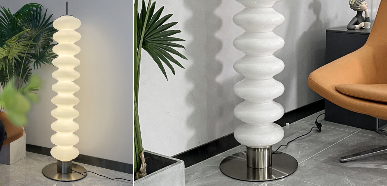 Торшер Fidelia Long crystal glass - фото