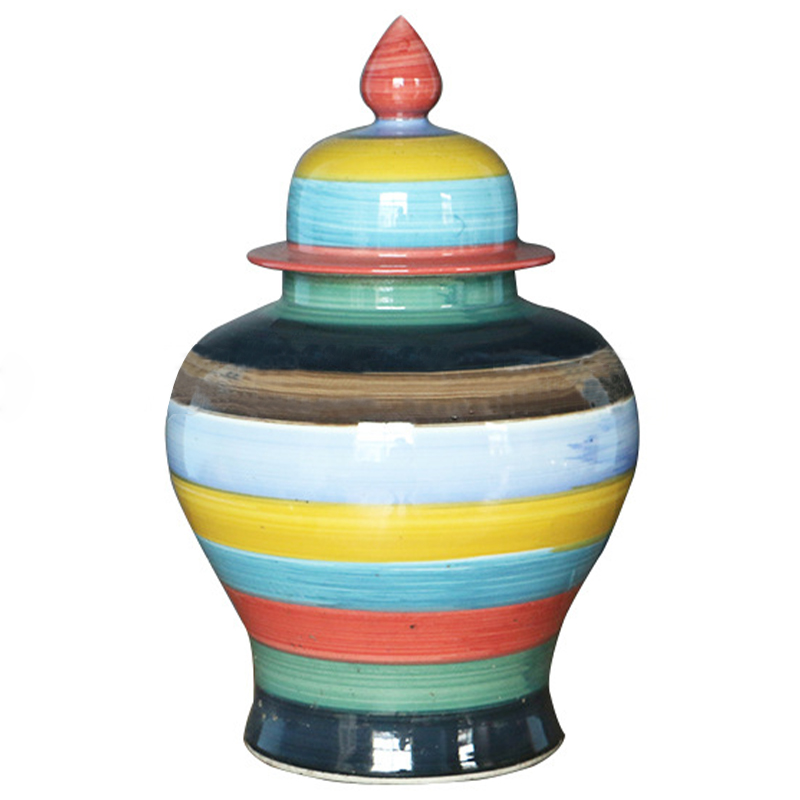 Ваза Colored Stripes Rainbow Vase Мульти Ваза Colored Stripes Rainbow Vase Мульти в Орле | Loft Concept