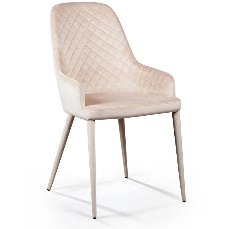 Стул Douglas Rhombus Chair Бежевый Велюр Бежевый Стул Douglas Rhombus Chair Бежевый Велюр Бежевый в Орле | Loft Concept