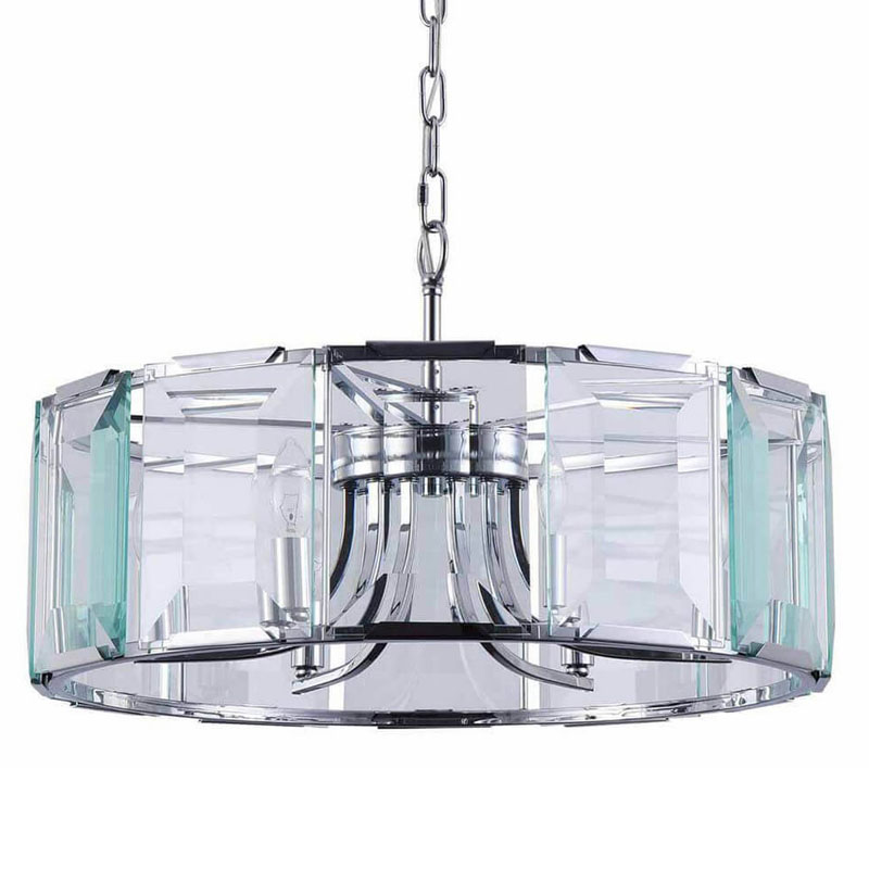 Люстра Harlow Crystal Round Chandelier chrome 6 Хром в Орле | Loft Concept 