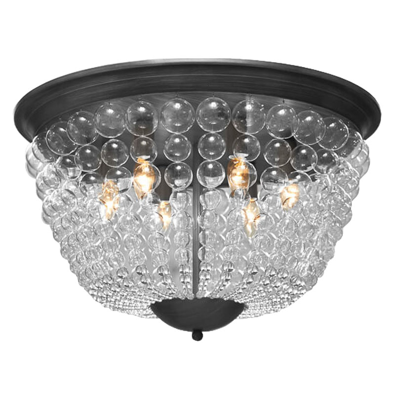 Потолочный светильник Bubble Blower Ceiling Серый бетон Прозрачное Стекло Потолочный светильник Bubble Blower Ceiling Серый бетон Прозрачное Стекло в Орле | Loft Concept