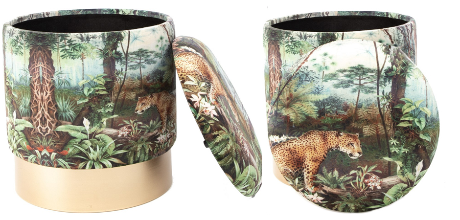 Пуф PUF Jungle Print lynx small Пуф PUF Jungle Print lynx small - Loft-Concept в Орле