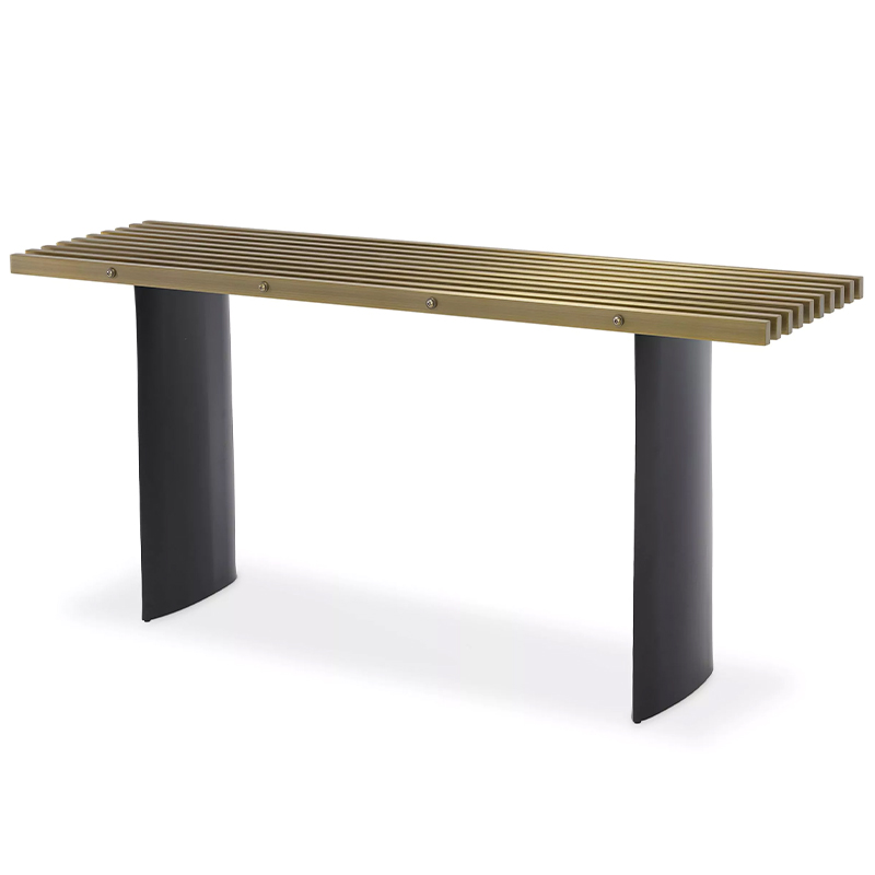Консоль Eichholtz Console Table Vauclair Латунь Черный Консоль Eichholtz Console Table Vauclair Латунь Черный в Орле | Loft Concept