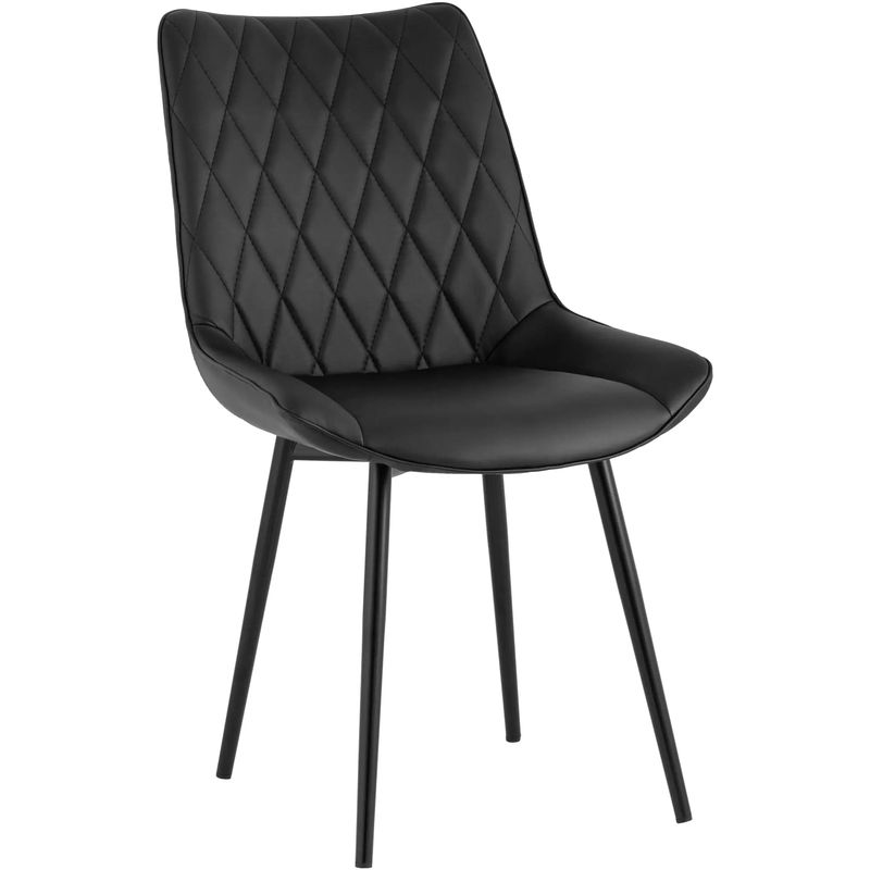 Стул Seoul S Chair Черная Экокожа Черный Стул Seoul S Chair Черная Экокожа Черный в Орле | Loft Concept