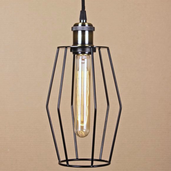 Подвесной светильник Wire Cage Pendant Spauk Black Черный Подвесной светильник Wire Cage Pendant Spauk Black Черный в Орле | Loft Concept