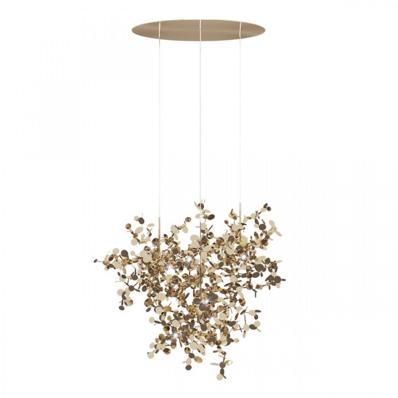 Люстра Terzani Argent Suspension Gold Pendant lamp диаметр 85 Золотой Люстра Terzani Argent Suspension Gold Pendant lamp диаметр 85 Золотой в Орле | Loft Concept