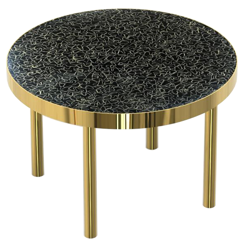 Журнальный столик BLACK BRASS Черный Латунь Журнальный столик BLACK BRASS Черный Латунь в Орле | Loft Concept