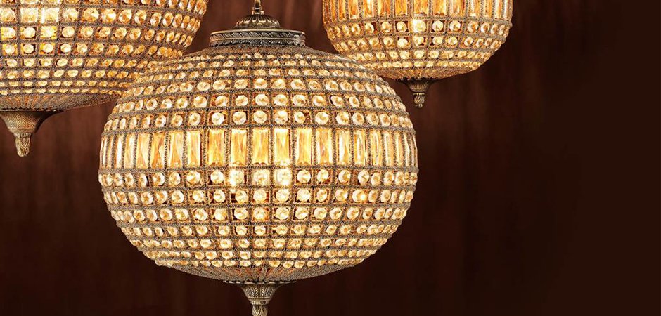 Люстра Chandelier Kasbah Oval M Brass Люстра Chandelier Kasbah Oval M Brass - Loft-Concept в Орле