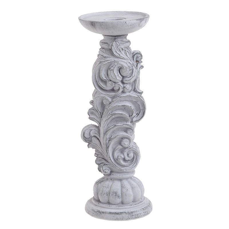 Подсвечник Pattern Candlestick Серый Подсвечник Pattern Candlestick Серый в Орле | Loft Concept