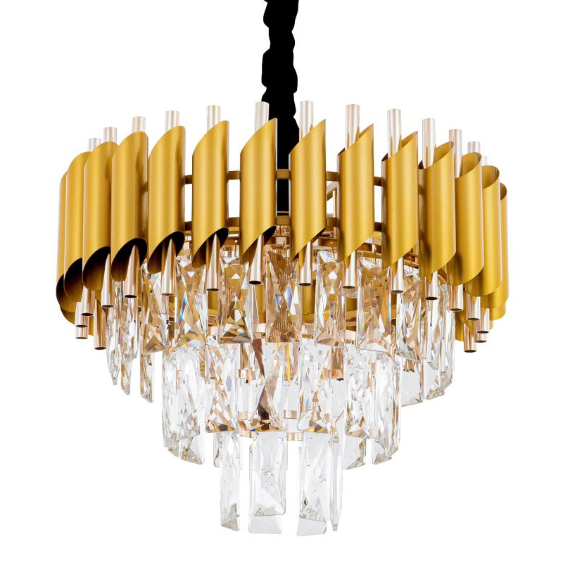Многоярусная люстра Empire Crystal Gold&Silver Серебряный Золотой Многоярусная люстра Empire Crystal Gold&Silver Серебряный Золотой в Орле | Loft Concept