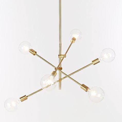 Люстра Lambert Fils Studio Cliff Pendant 6 Золотой Люстра Lambert Fils Studio Cliff Pendant 6 Золотой в Орле | Loft Concept