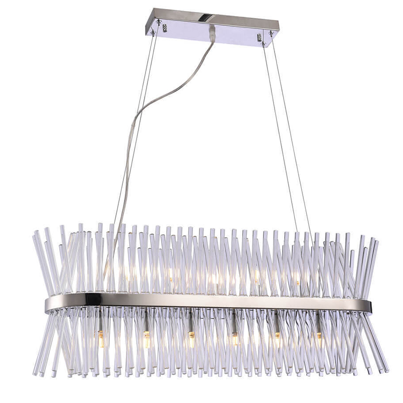 Люстра Nembus Rini Chandelier Chrome Хром Прозрачное Стекло Люстра Nembus Rini Chandelier Chrome Хром Прозрачное Стекло в Орле | Loft Concept
