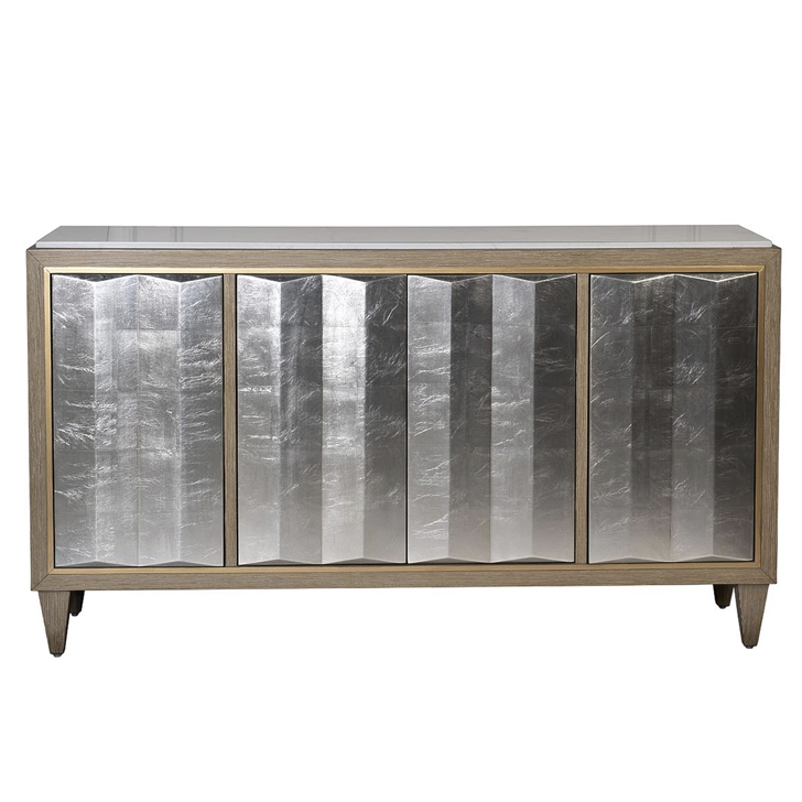 Комод Fold Pattern Commode Бежево-серый Белый Комод Fold Pattern Commode Бежево-серый Белый в Орле | Loft Concept