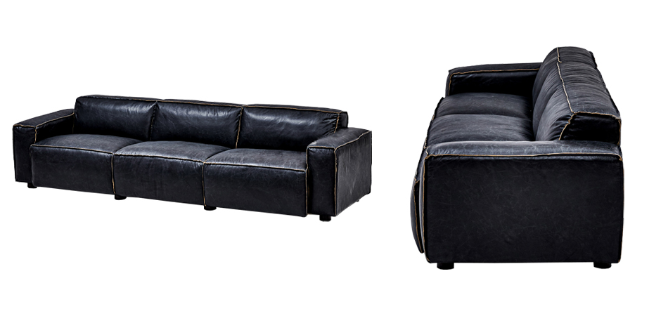 Диван Osorio Leather Sofa Диван Osorio Leather Sofa - Loft-Concept в Орле
