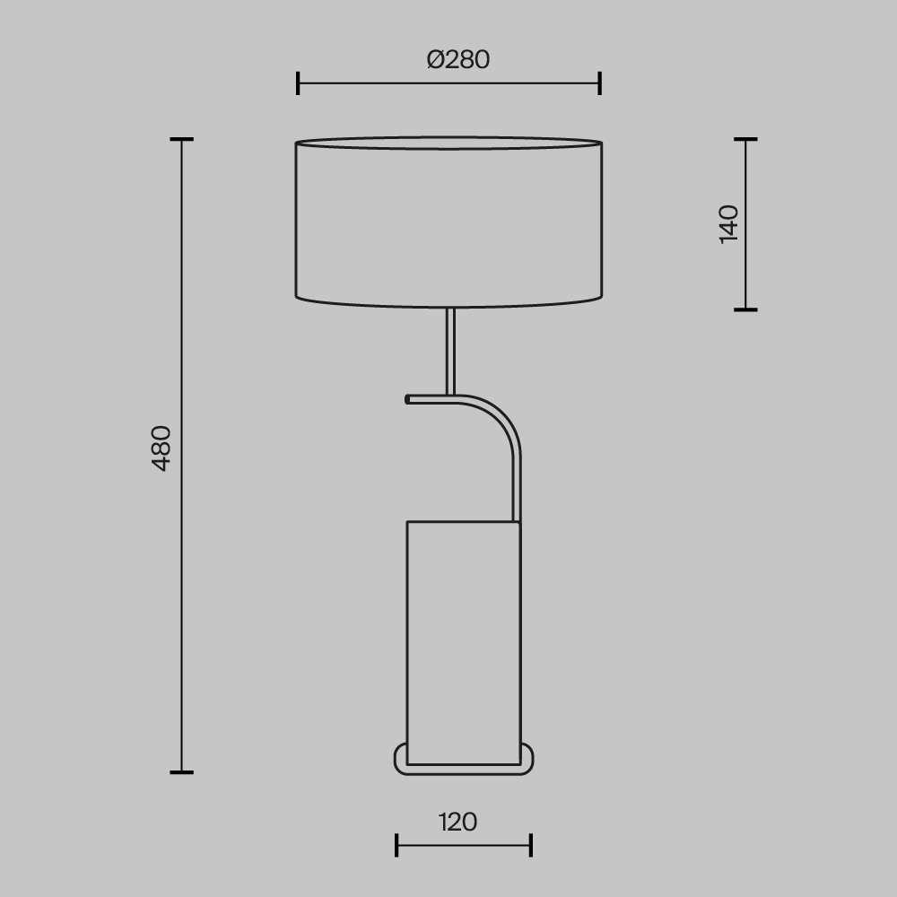 Настольный светильник Glamping Е14x2 в Орле
