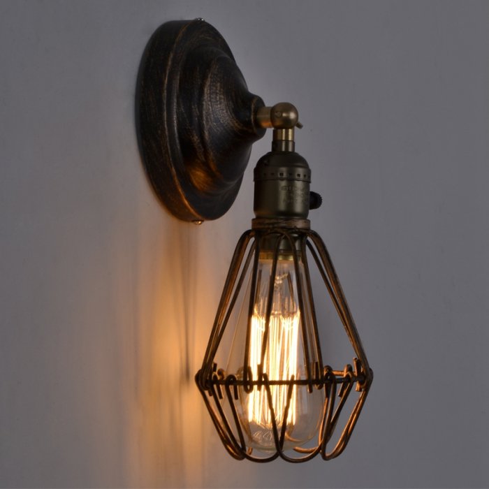 Бра Loft Cage Pendant Бронза Черный Бра Loft Cage Pendant Бронза Черный в Орле | Loft Concept