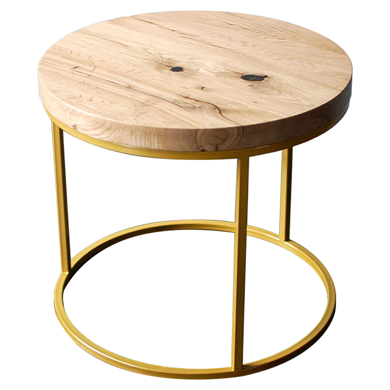 Кофейный стол Beck Industrial Metal Rust Coffee Table Светлый дуб Золотой Кофейный стол Beck Industrial Metal Rust Coffee Table Светлый дуб Золотой в Орле | Loft Concept