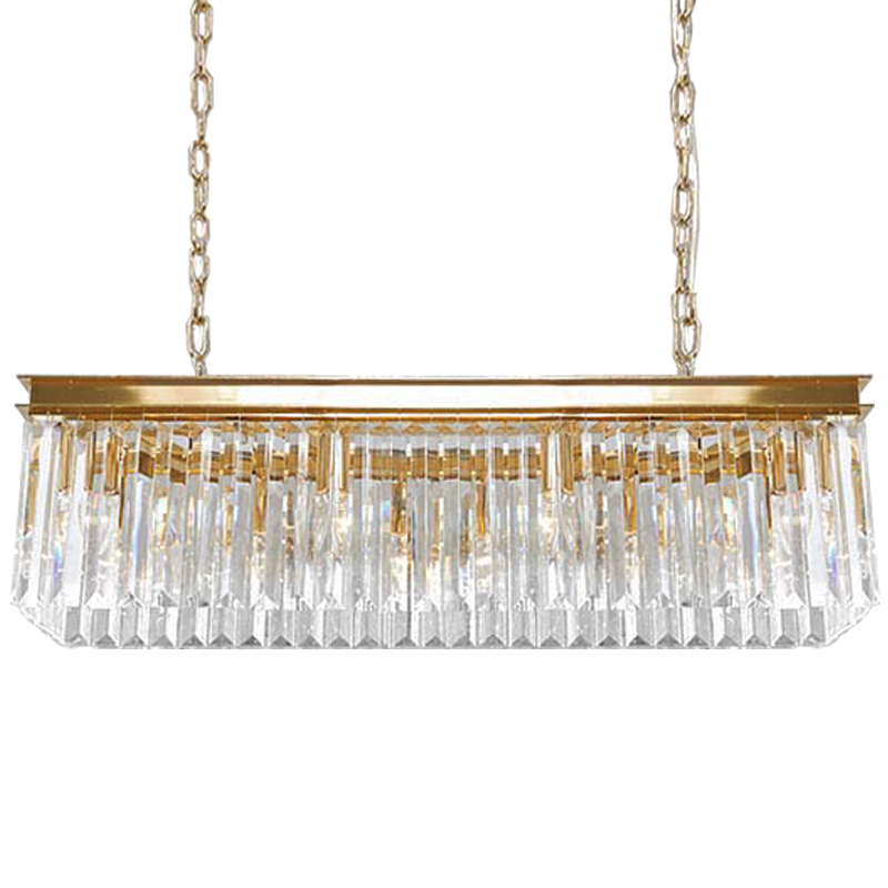 Люстра RH Odeon Chandelier Gold 90 Прозрачное Стекло Золотой Люстра RH Odeon Chandelier Gold 90 Прозрачное Стекло Золотой в Орле | Loft Concept