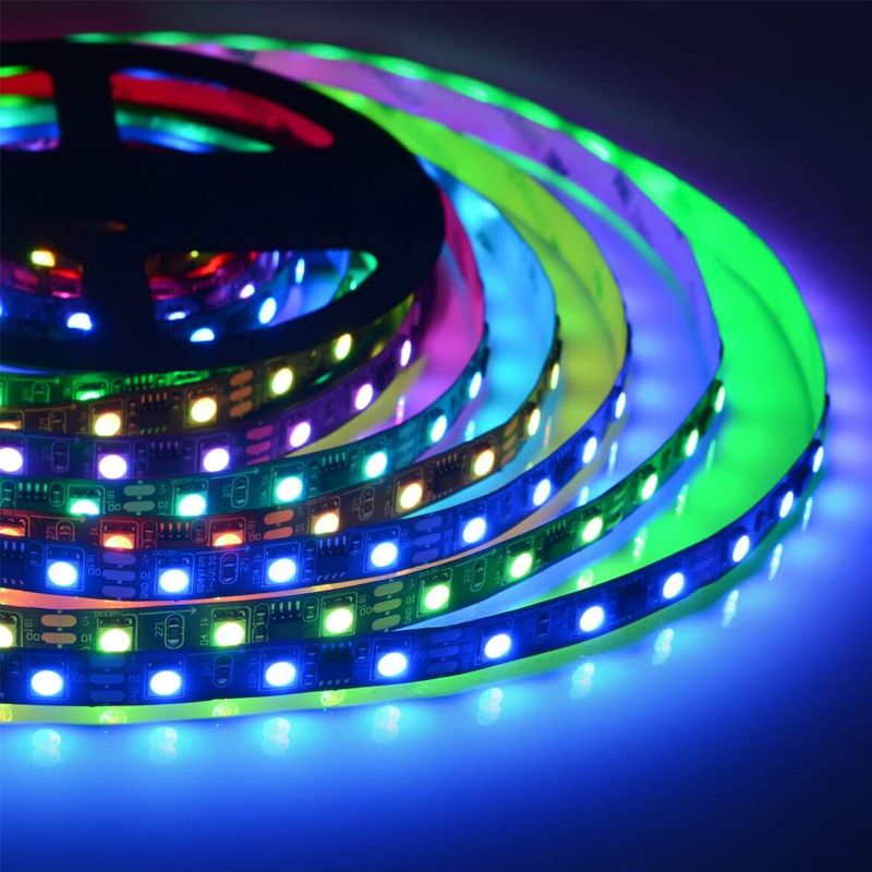 Комплект светодиодной ленты 14,4W/m 60Led/m 5050SMD разноцветный 5M Белый Комплект светодиодной ленты 14,4W/m 60Led/m 5050SMD разноцветный 5M Белый в Орле | Loft Concept