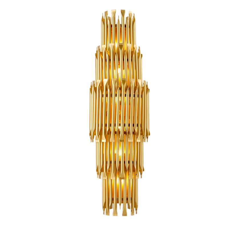 Бра MATHENY V WALL LAMP by DELIGHTFULL Gold Глянцевое золото матовое золото Бра MATHENY V WALL LAMP by DELIGHTFULL Gold Глянцевое золото матовое золото в Орле | Loft Concept