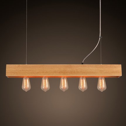 Люстра Loft Wooden Lighting Line Pendant Белый дуб Люстра Loft Wooden Lighting Line Pendant Белый дуб в Орле | Loft Concept