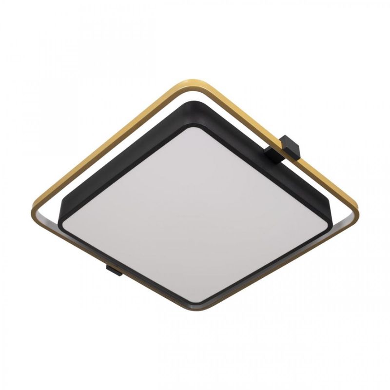 Потолочный светильник Gold Square Saturn Черный Золотой Потолочный светильник Gold Square Saturn Черный Золотой в Орле | Loft Concept
