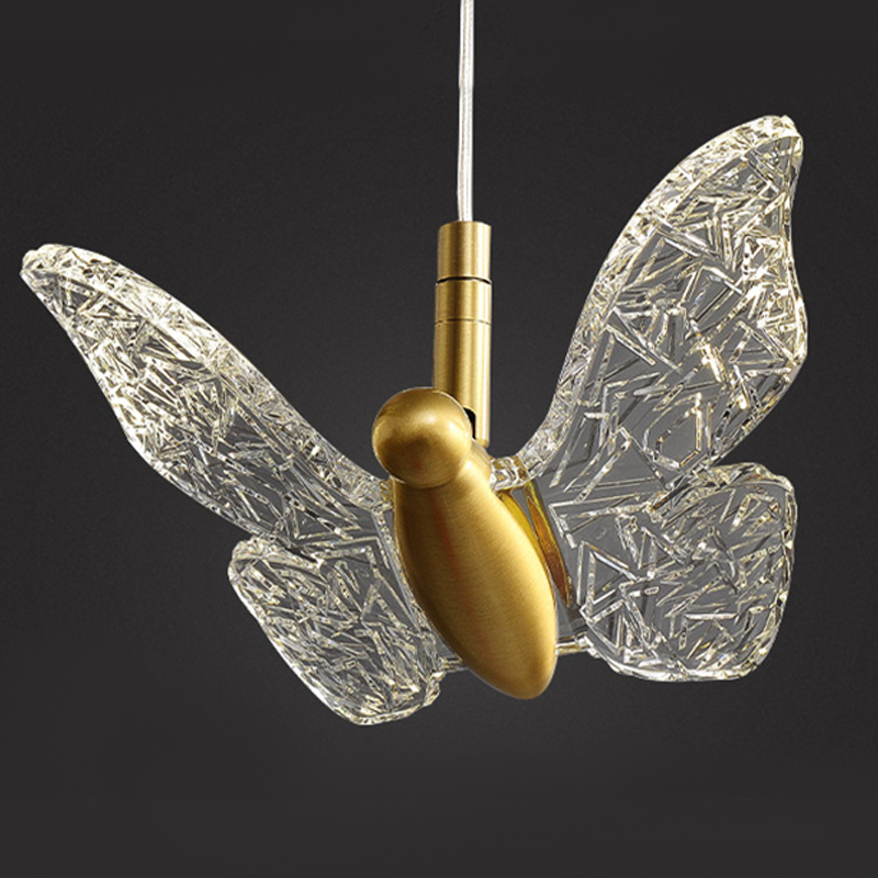 Butterfly Pendant Lamp H Прозрачный Латунь Butterfly Pendant Lamp H Прозрачный Латунь в Орле | Loft Concept