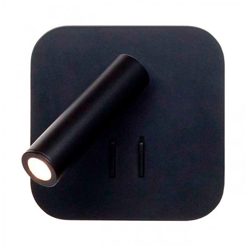 Бра Chelsom WALL LED DOCK Black Square Черный Бра Chelsom WALL LED DOCK Black Square Черный в Орле | Loft Concept