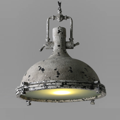 Светильник Gray Industrial Pendant Light Postapokalipsis Светильник Gray Industrial Pendant Light Postapokalipsis в Орле | Loft Concept