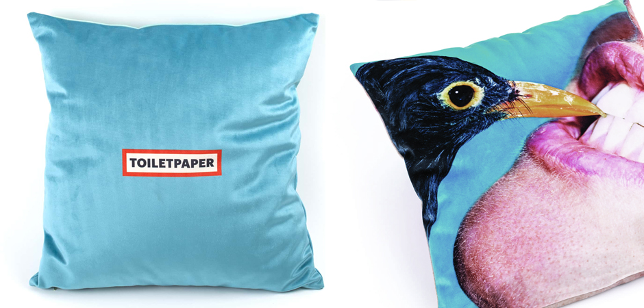 Подушка Seletti Cushion Crow Design Toiletpaper Подушка Seletti Cushion Crow Design Toiletpaper - Loft-Concept в Орле